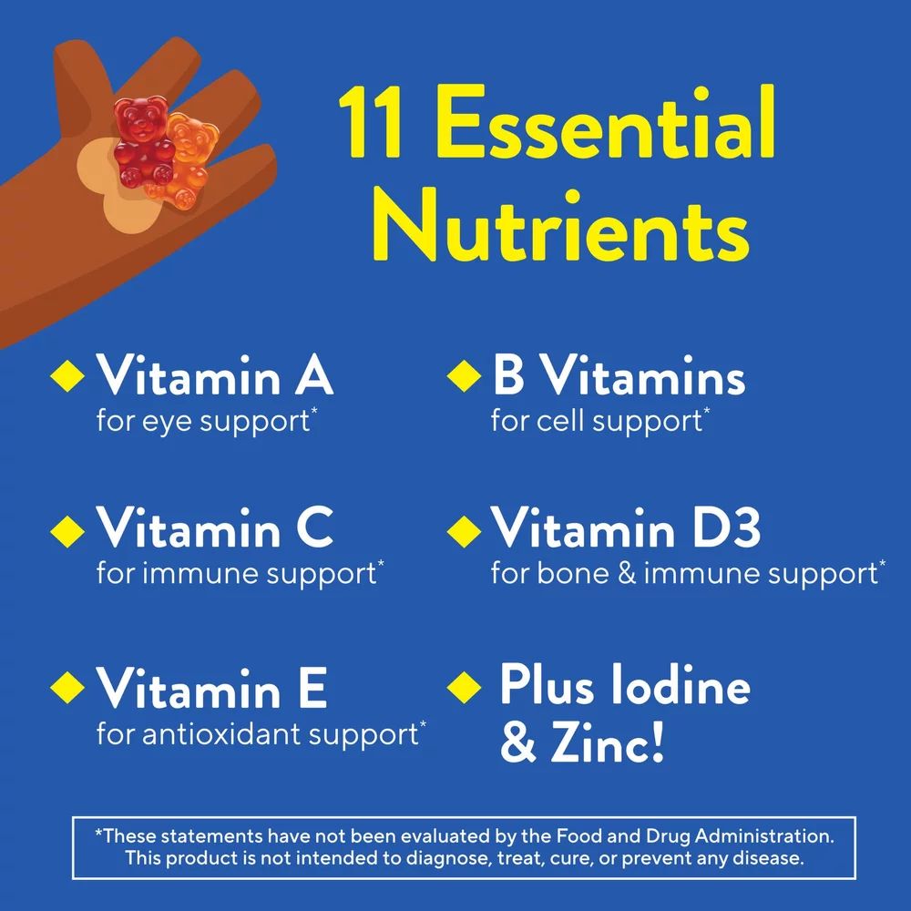 L'il Critters Multivitamínico Kids 190 Gummies Eua