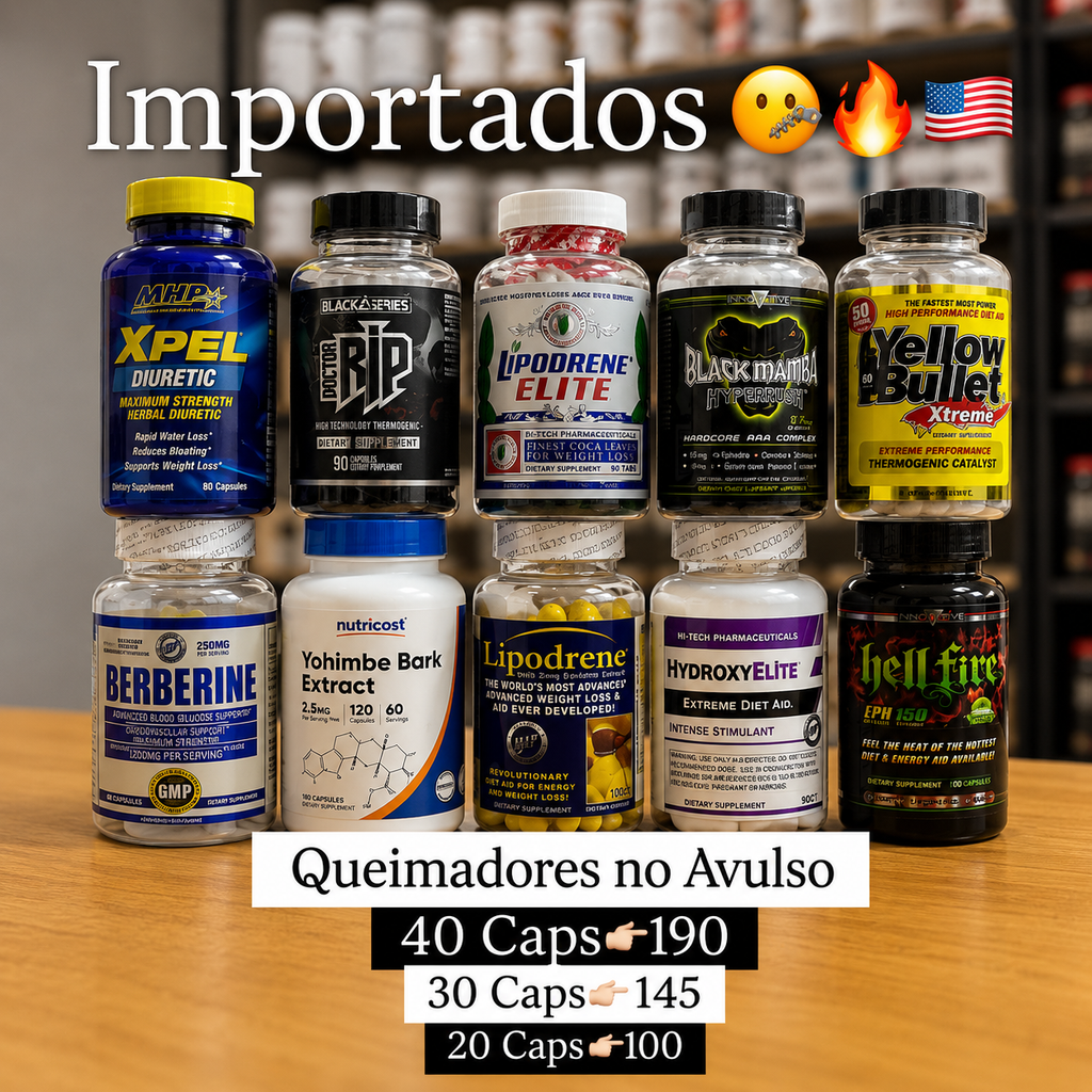 Termogênico Importado Original - Escolha Seu Kit